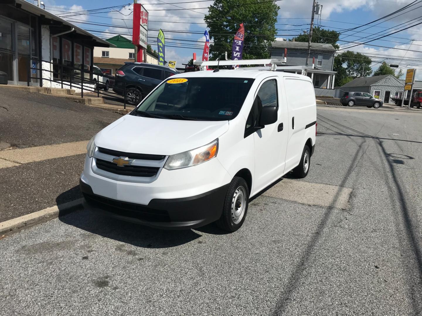 2015 White /Gray Chevrolet City Express LT (3N63M0ZN8FK) with an 2.0 V4 engine, Automatic transmission, located at 577 Chester Pike, Prospect Park, PA, 19076, (610) 237-1015, 39.886154, -75.302338 - Photo#2